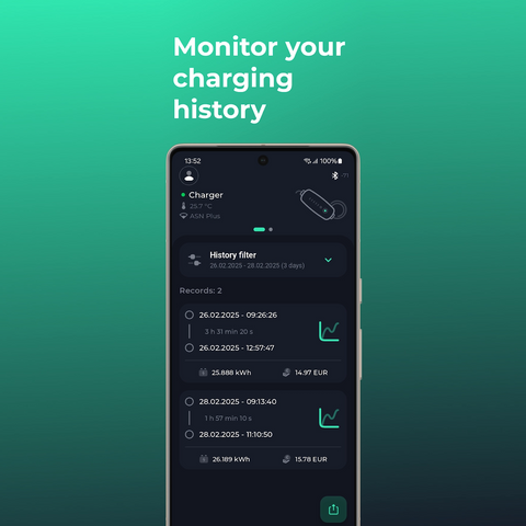 EV Manager App für EV Buddy 3