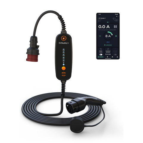 EV Buddy 3, 11kW, 6.5m, BT, WLAN