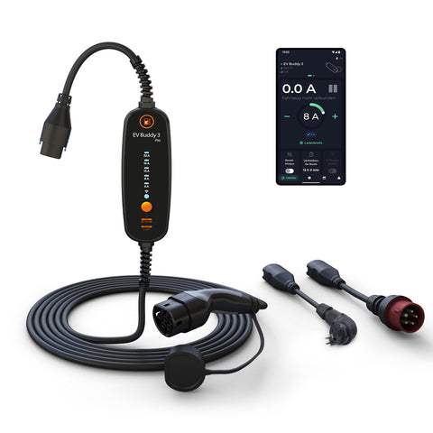 EV Buddy 3 Pro, 22kW, 6.5m, BT, WLAN
