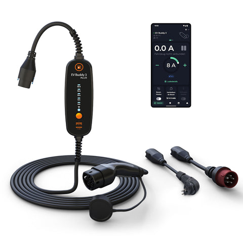 EV Buddy 3 Pro LTE, 22kW, 6.5m, BT, WLAN